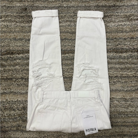 Pistola Presley High Rise Relaxed Roller Jeans Sz 25 NWT | Pistola Relaxed Jean* - Picture 12 of 15